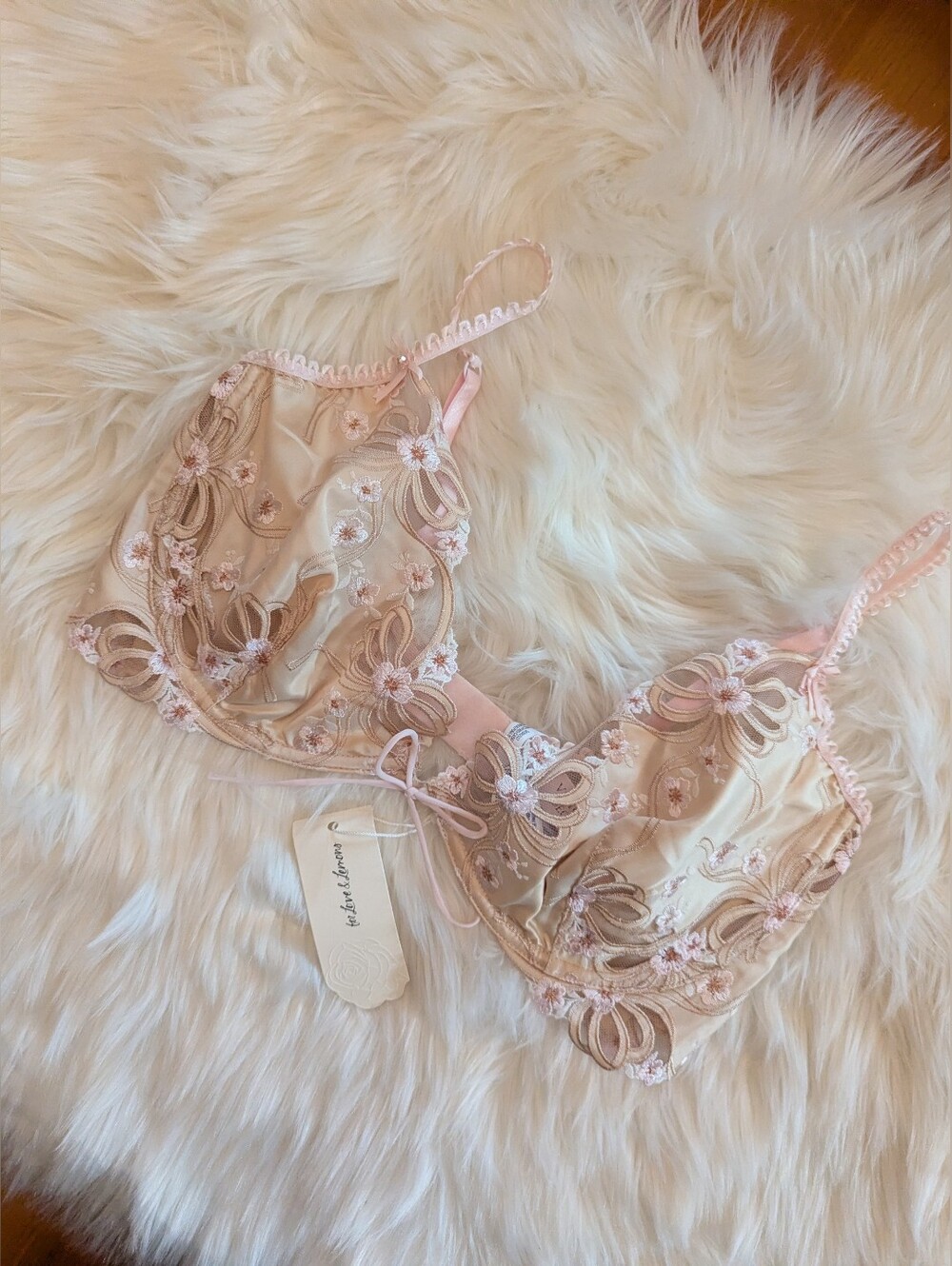 For Love & Lemons Flyaway Bow Bra